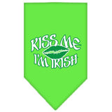 Kiss Me I'm Irish Screen Print Bandana