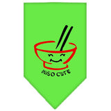 Miso Cute Screen Print Bandana