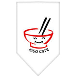 Miso Cute Screen Print Bandana