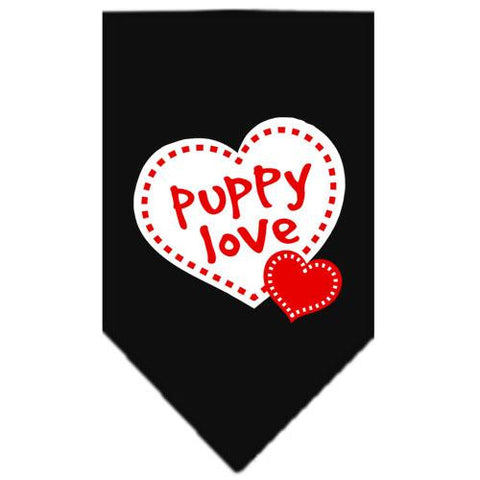 Puppy Love Screen Print Bandana