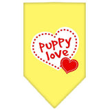 Puppy Love Screen Print Bandana