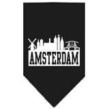 Amsterdam Skyline Screen Print Bandana