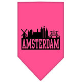 Amsterdam Skyline Screen Print Bandana