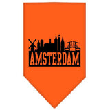 Amsterdam Skyline Screen Print Bandana