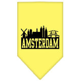 Amsterdam Skyline Screen Print Bandana