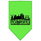 Amsterdam Skyline Screen Print Bandana