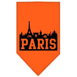 Paris Skyline Screen Print Bandana