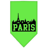 Paris Skyline Screen Print Bandana