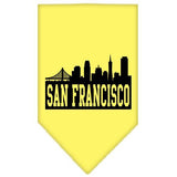 San Francisco Skyline Screen Print Bandana