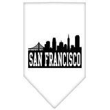 San Francisco Skyline Screen Print Bandana