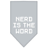 Nerd Is The Word Screen Print Bandana