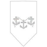 Anchors Rhinestone Bandana