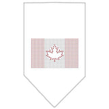 Canadian Flag Rhinestone Bandana