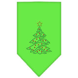 Christmas Tree Rhinestone Bandana