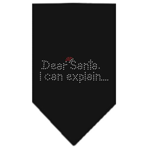 Dear Santa Rhinestone Bandana