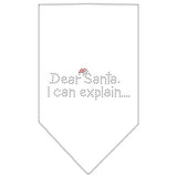 Dear Santa Rhinestone Bandana