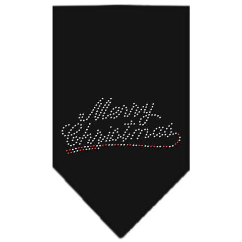 Merry Christmas Rhinestone Bandana