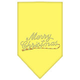 Merry Christmas Rhinestone Bandana