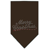 Merry Christmas Rhinestone Bandana