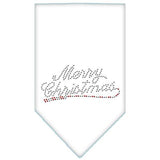 Merry Christmas Rhinestone Bandana