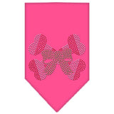 Candy Cane Crossbones Rhinestone Bandana