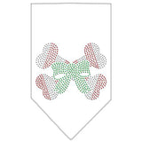 Candy Cane Crossbones Rhinestone Bandana