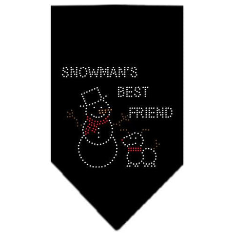 Snowman's Best Friend Rhinestone Bandana