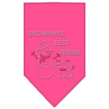 Snowman's Best Friend Rhinestone Bandana