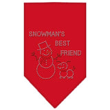 Snowman's Best Friend Rhinestone Bandana