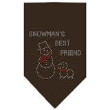 Snowman's Best Friend Rhinestone Bandana