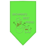 Snowman's Best Friend Rhinestone Bandana