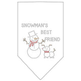 Snowman's Best Friend Rhinestone Bandana