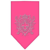 Fleur De Lis Shield Rhinestone Bandana