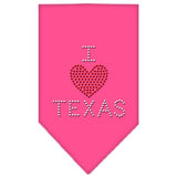 I Heart Texas Rhinestone Bandana