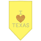 I Heart Texas Rhinestone Bandana