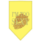 I'm Too Sexy Rhinestone Bandana