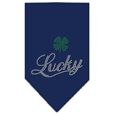 Lucky Script Rhinestone Bandana