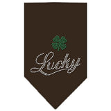 Lucky Script Rhinestone Bandana