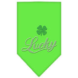 Lucky Script Rhinestone Bandana