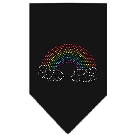 Rainbow Rhinestone Bandana