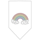 Rainbow Rhinestone Bandana