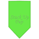 Stuck Up Pup Rhinestone Bandana