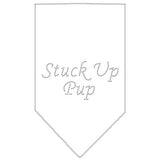 Stuck Up Pup Rhinestone Bandana