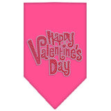 Happy Valentines Day Rhinestone Bandana