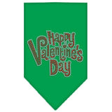 Happy Valentines Day Rhinestone Bandana