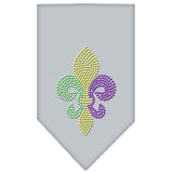 Mardi Gras Fleur De Lis Rhinestone Bandana