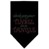 Tinsel In A Tangle Rhinestone Bandana