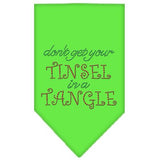 Tinsel In A Tangle Rhinestone Bandana