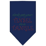 Tinsel In A Tangle Rhinestone Bandana