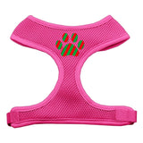 Christmas Paw Screen Print Soft Mesh Harness